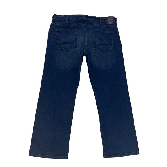 Nautica Relaxed Fit Stretch Dark Wash Mens Jeans 42 x 30 - Picture 4 of 4